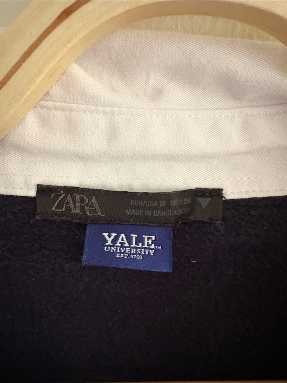 Zara Yale Rugby Sweater - Picture 4 of 5